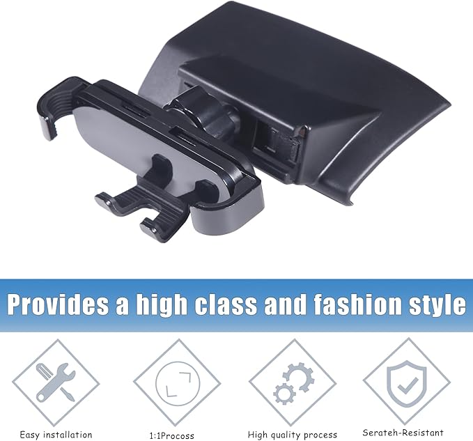 HAPPYHORSE Car Phone Mount Compatible with Toyot@ Tundra/Sequoia 2007-2013 Central Control Navigation Cell Phone Holder Dash Clip Dash Panel Mobile Phone Bracket Stand Accessories (Style B)