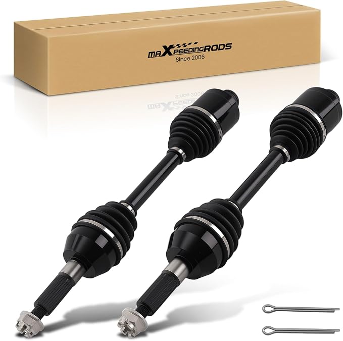 maXpeedingrods Pair (2) Rear CV Axle Shaft Assembly for Polaris Sportsman 2003-2010 400 450 500 600 700 800 MV MV7 Twin Browning EFI Deluxe Touring 4X4 6X6, Left Right Side Replace# 1380240 1380197