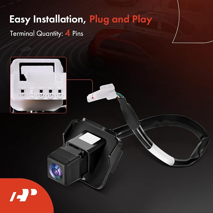 A-Premium Rear View Backup Camera Compatible with Mazda | Parking Camera for 2014 2015 2016 3/3 Sport - Replace# BHN967RC0