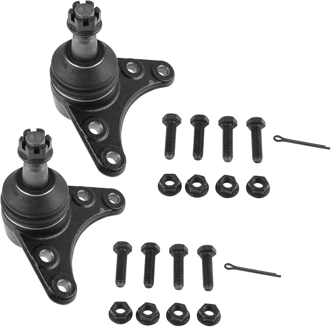 TRQ Front Upper Left and Right Ball Joint Set Compatible with 2004-12 Chevrolet Colorado Rear Wheel Drive without Z71 Off Road Package 2004-12 GMC Canyon Rear Wheel Drive without Z71 Off Road Package