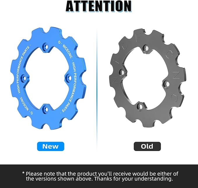 NICECNC Blue ATV Chain Guard Compatible with Yamaha Raptor 700R YFM700R 2012-2026, Raptor 700 YFM700 2013-2026, Raptor 700 YFM700 2006-2011