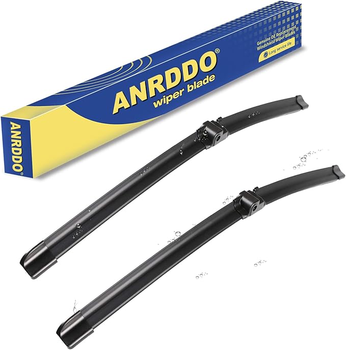 ANRDDO Wpers Factory for MBZ W215 W220 W221 CL S CLAss 2001-2006 S350 S430 S500 S600 CL500 CL600 CL55 AMG Original Equipment Replacement Windshield Wiper Blades Set 27"+27"(Set of 2) Side Lock