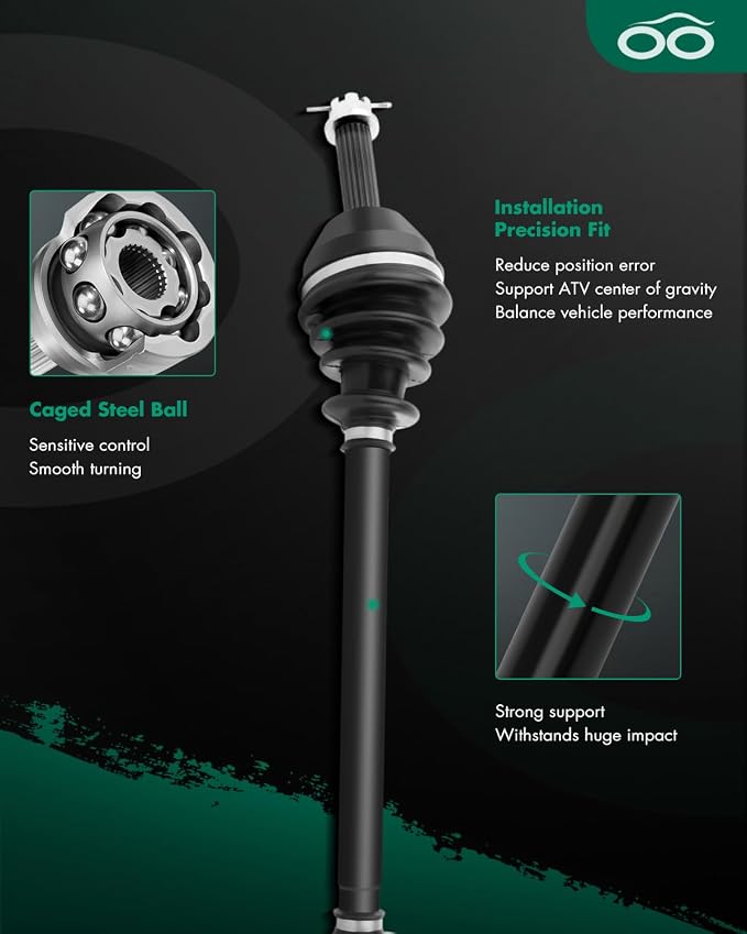 SCITOO CV Axle Drive Shaft Assembly 2005 2006 2007 fits for Polaris Ranger 500 700 Ranger XP 700 Front Left Right