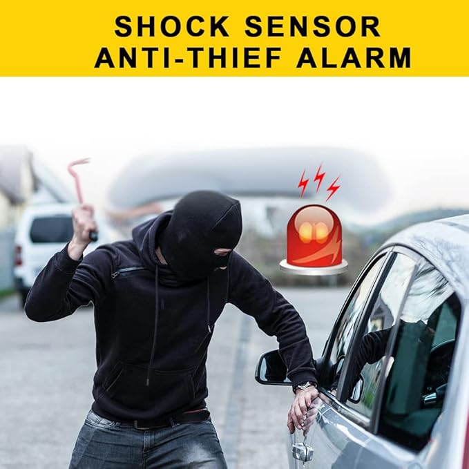 BANVIE ① Passive keyless Entry Car Alarm System + ② Remote Engine Starter + ③ Push to Start Iginition Button (with Siren)