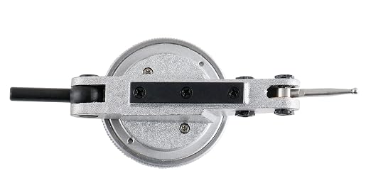Accusize Industrial Tools 0.060'' by 0.0005'' (Range by Graduation) Horizontal Test Indicator with 1.5'' Dial Diameter, 0511-2001