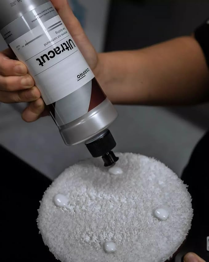 CARPRO UltraCut - Liter - Extreme Cut Compound, Low Dusting, Minimal Hazing, for Rotary or DA Polishing with Long Work Time