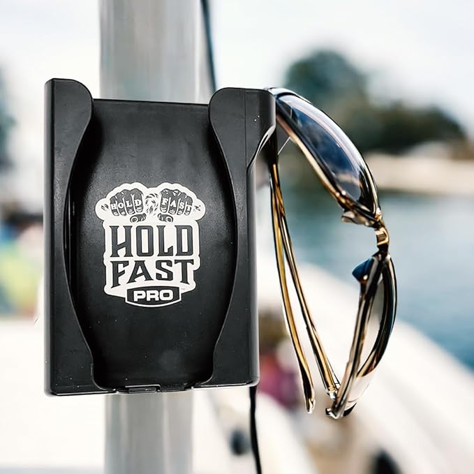 Golf Cart Phone Holder – Universal Phone Caddy for Golf Carts & Boats – Secure Mount for Square Struts & Round Poles – Fits Large Phones & Thick Cases – No Tools Needed