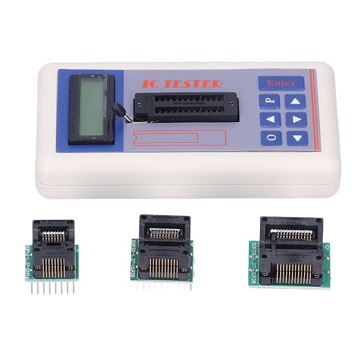 TSH-06F Integrated Circuit Tester Transistor Meter Transistor Tester for Engineers Microelectronics Maintenance (with Terminal)