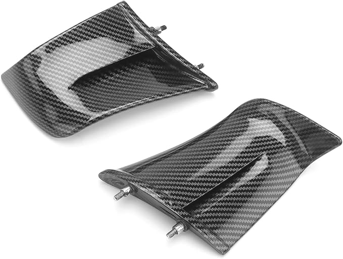 for Panigale Accessories Motorcycle Fairing Wind Fin Air Deflector Black Side Spoiler Wing for Ducati Panigale V4 V4S 2022-2024, Motorcycle Body Work Fairing Kits (Glossy Black)