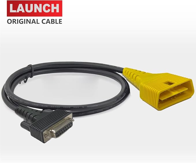 LAUNCH Original Main Cable Fit for X431 CRP123i, CRP123e, CRP123x, CRP129i, CRP129e, CRP129x OBD2 Replacement Cable - Yellow