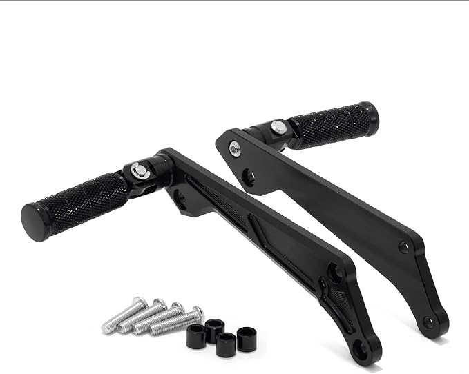 TOFR Rear Footrest Pedal Bracket for Talaria Sting/Talaria Sting MX3 / Talaria Sting R MX4 / Talaria Sting MX5 Pro/Komodo Electric Dirt Bike Footpegs