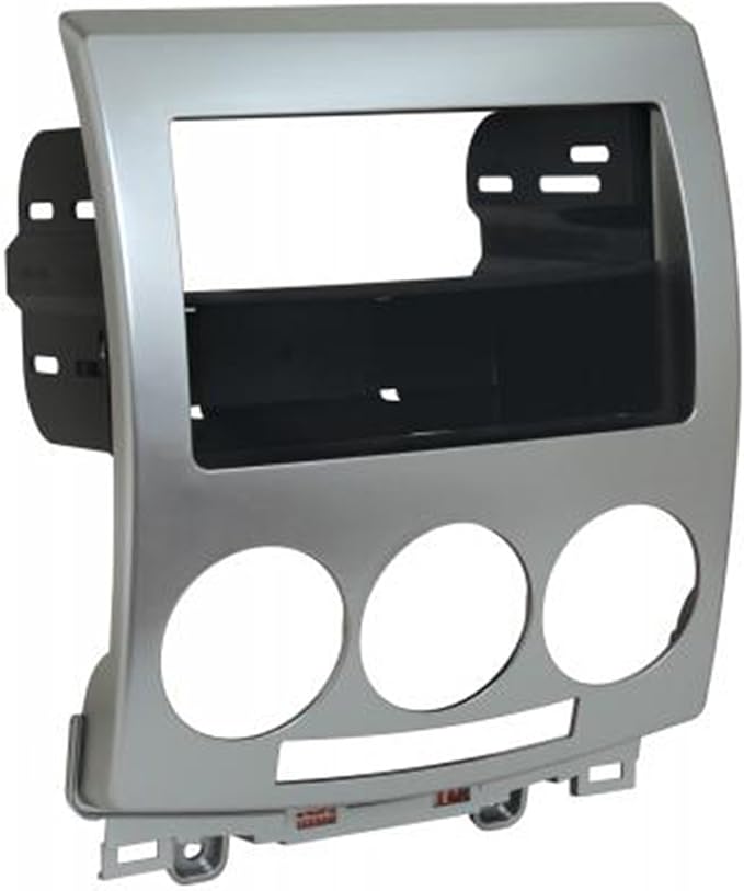 Scosche MA1538B Compatible with 2006-10 Mazda 5 ISO Double DIN & DIN+Pocket Dash Kit Black