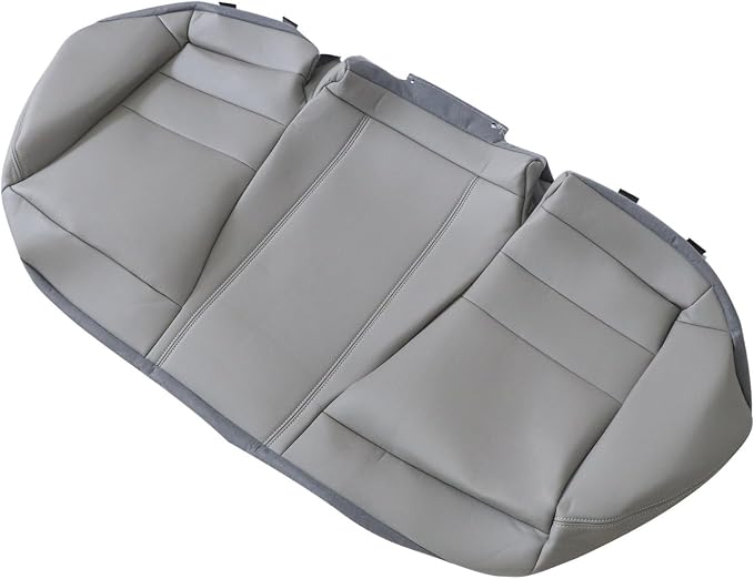 NLQR Back Car Seat Cover, Rear Bench Bottom Vinyl Cover Gray Compatible with Honda Accord 2008 2009 2010 2011 2012
