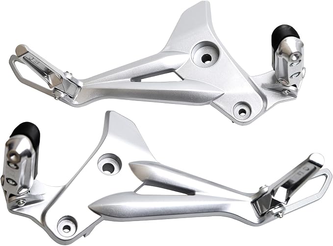 Minho 6061 High Strength Aluminum Alloy Motorcycle Footpegs Assembly Right&Left Side Fit for 2013-2016 Honda Grom MSX 125 SF