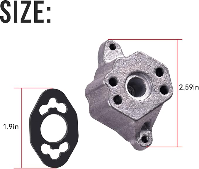5910-850-4207 Tool Test Flange/Vacuum Teste Compatible with Stihl MS460, MS361, MS191, MS210, MS250, MS440, MS500i, MS660, MS360, 090, 090AV, 020T, 046, 024, 026, Replaces 5910-890-1200