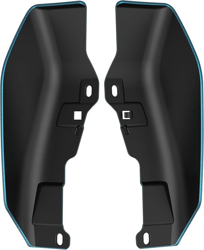 Color - Matched Mid Frame Air Deflectors Heat Shield, Perfectly Fit for Harley Touring Models 2009-2026 Tahitian Teal