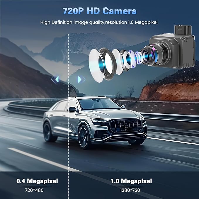 Surround View Camera Replacement with Full Color Night Vision for BMW G Chassis 2017-2024(OE Number: 66539495742)