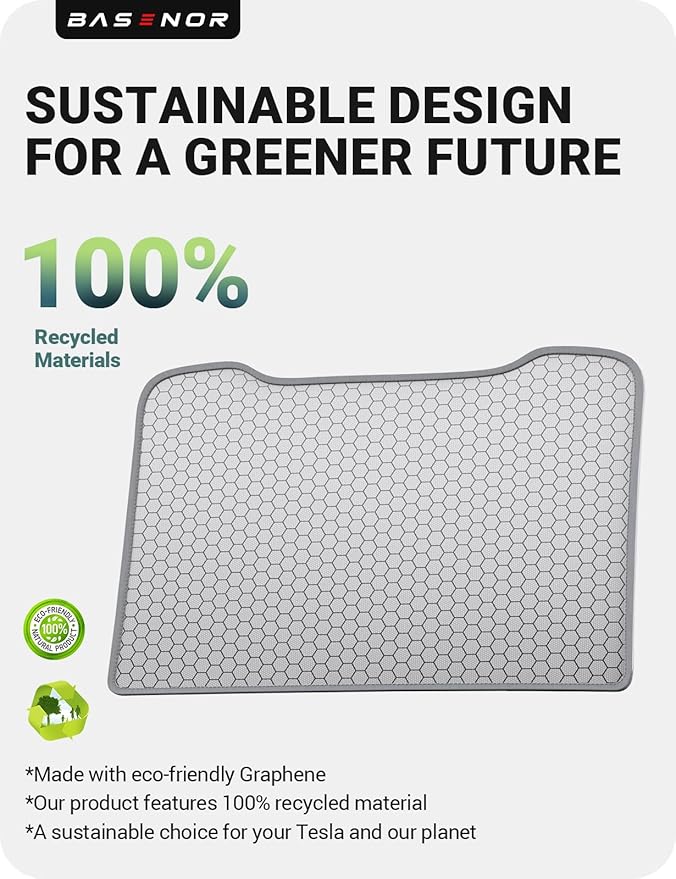 BASENOR 2026 2025 Tesla Model Y Juniper Sunshade Roof [No Gap] [Nano Ice-Crystal] Heat Insulation Foldable Sunroof Cover, UV Protection Shade for Model Y Gray