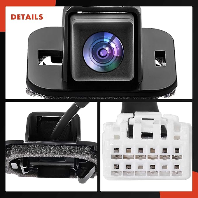 A-Premium Rear View Backup Camera Compatible with Honda | Parking Camera for 2013 2014 2015 Accord Sedan - Replace# 39530-T2A-A01