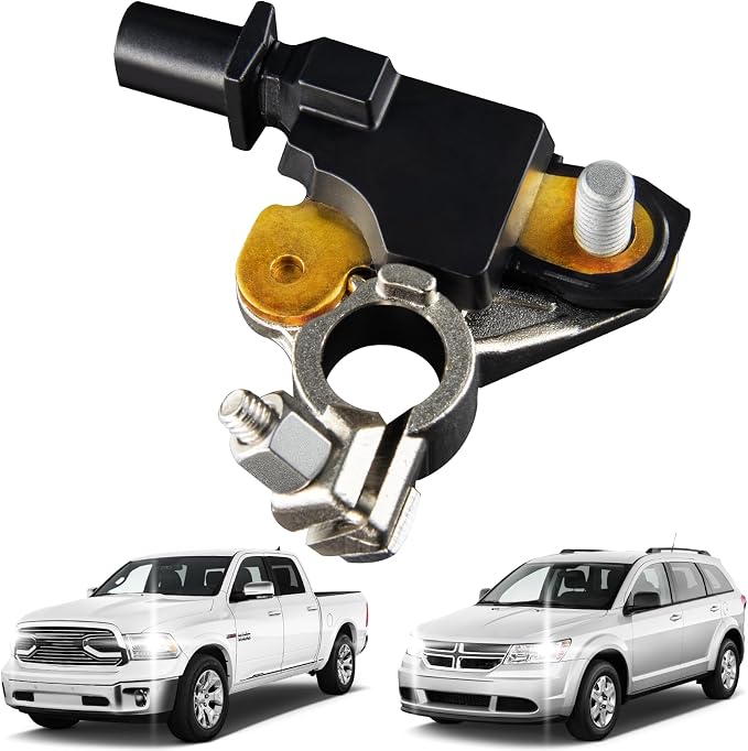 Upgraded 4692269AI Journey Battery Current Sensor Fit for:-Dodge for:-Jeep for:-Chrysler for:-Ram 2011 2012 2013 2014 2015 2016 2017 Battery Voltage Temperature Sensor, 4692269AG