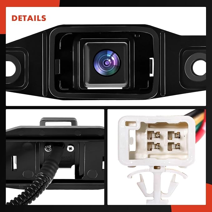 A-Premium Park Assist Camera Rear View Backup Reverse Camera Compatible with Select Lexus Models - 2008-2014 IS F, 2006-2013 IS250, 2006-2013 IS350 - Replace# 8679053011