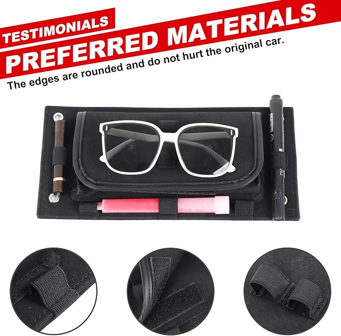 Overhead Storage Bag Compatible with INEOS Grenadier 2020-2026, Front Car Roof Control Panel Storage Box Auto Accessories