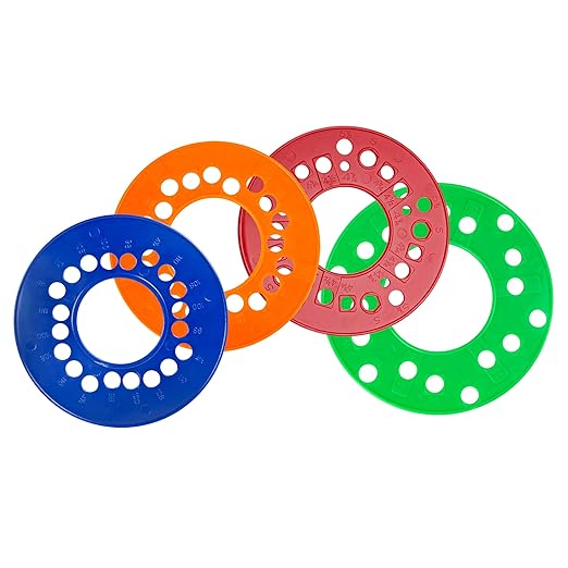 Wheel Bolt Pattern Measuring Tool Set | 4 | 5 | 6 Lug Bolt Pattern Template
