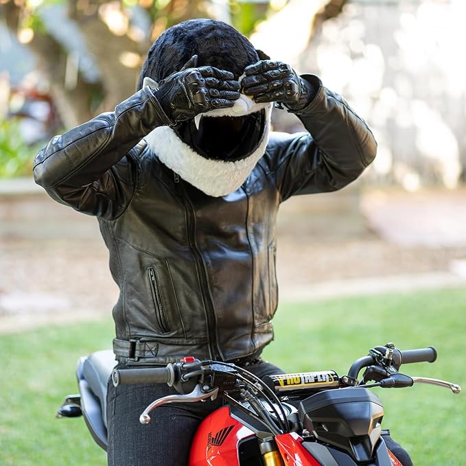 Moto Loot Helmet Cover for Motorcycle Helmet, Fun Rides and Gifts (Cover Only. Helmet Not Included) - Vampire