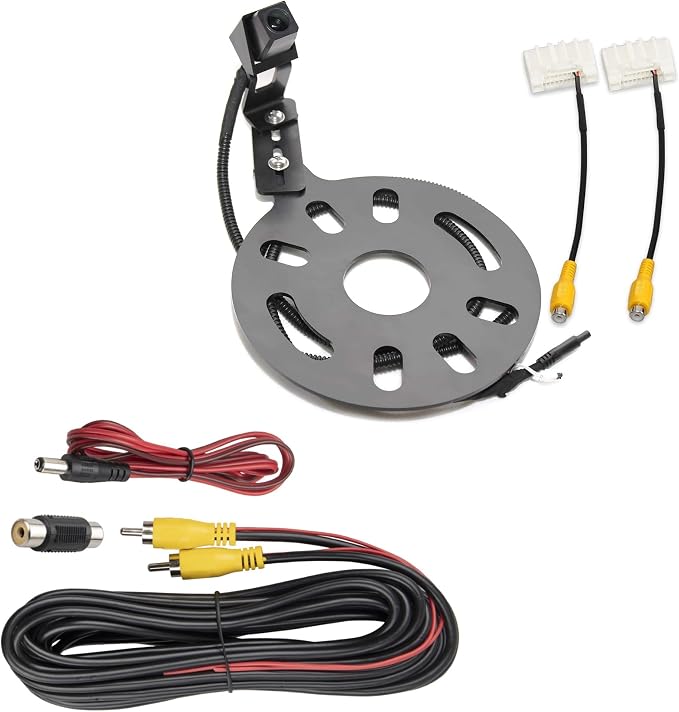EWAY Classic 3.0 Adjustable Spare Tire Backup Camera w/ 20FT RCA Extension Cable for Jeep Wrangler JK JKU Rubicon Sahara 2007-2018, Heavy-Duty Rear View Reverse Parking Off-Road Wheel Mount Camera