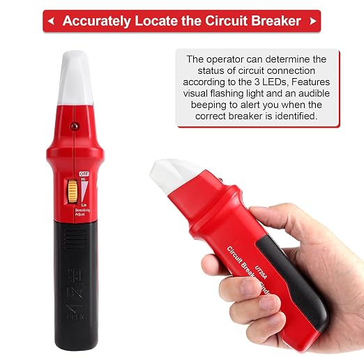 Professional Socket Tester with Sensitivity, Accurate Circuit Detection Outlet Diagnostic Tool