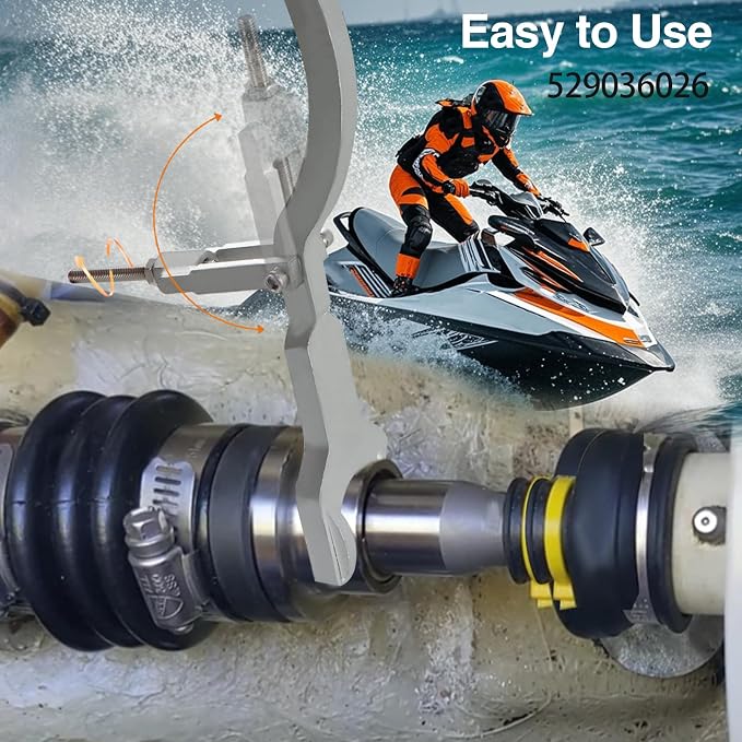 EVRBUL Upgraded Drive Shaft Tool Floating Ring Removal Tool Carbon Seal Carbon Ring Seal Removal Tool Drive Shaft C-Clip Remover Compatible with Seadoo GTX RXP RXT GTI GTR GTS Replace#: 529036026