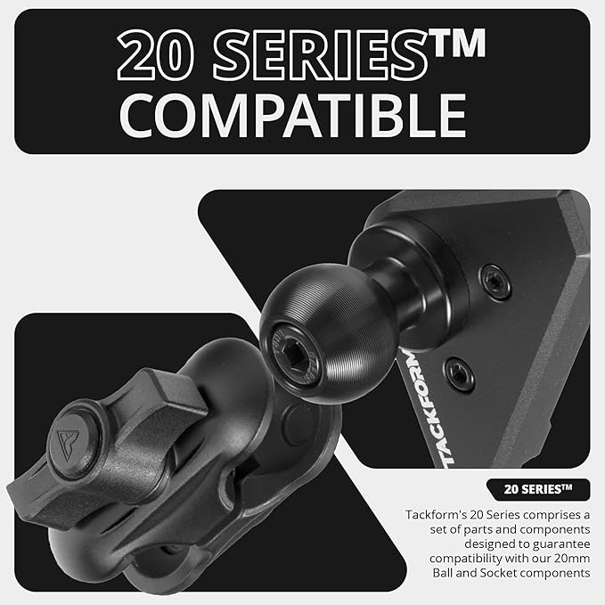 Tackform Link Vent Mount Universal Phone Holder - Compatible with 2021-2025 Ford F150 & Raptor, 2023-2025 Ford Super Duty | Aluminum | Zero Slip, Anti-Scratch | 2" Arm | Purple