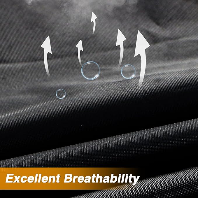 EVRBUL 420D Waterproof Small ATV Cover Outdoor Storage UV Protection ATV Cover 61.42"x41.34"x29.53" Compatible with Kawasaki Yamaha Polaris Honda Suzuki All-Weather Protection 4 Wheeler Quad Cover