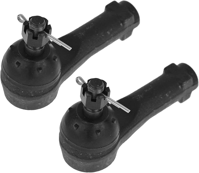 TRQ Front Outer Tie Rod Set 2 Piece Compatible with 1999-2004 Honda Odyssey