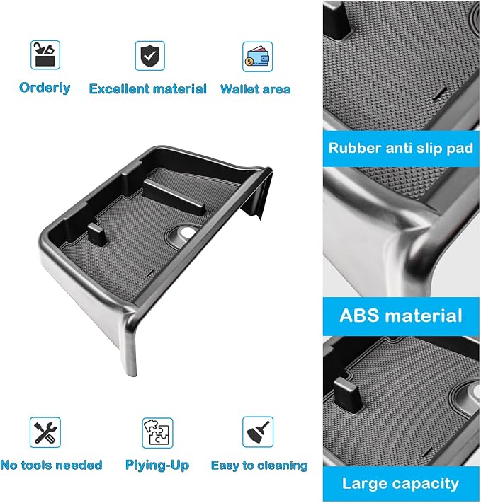 EDBETOS Center Console Organizer and Dashboard Organizer for 2023 2024 2025 Toyota Grand Highlander