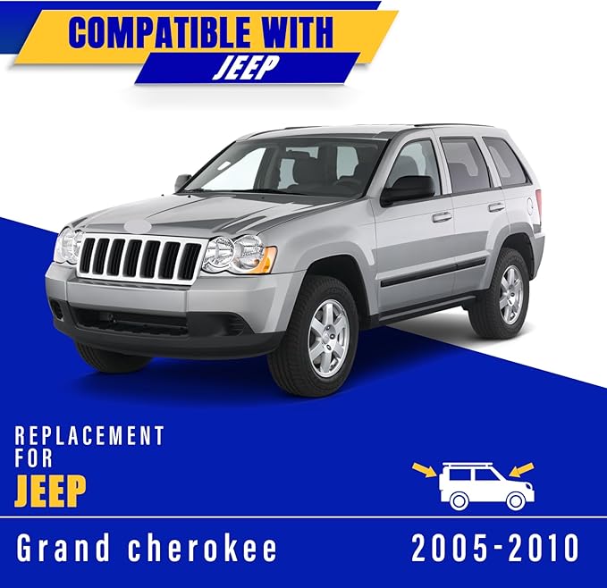 3 wipers Replacement for 2005-2010 Jeep Grand Cherokee, Windshield Wiper Blades Original Equipment Replacement - 21"/21"/14" (Set of 3) U/J HOOK
