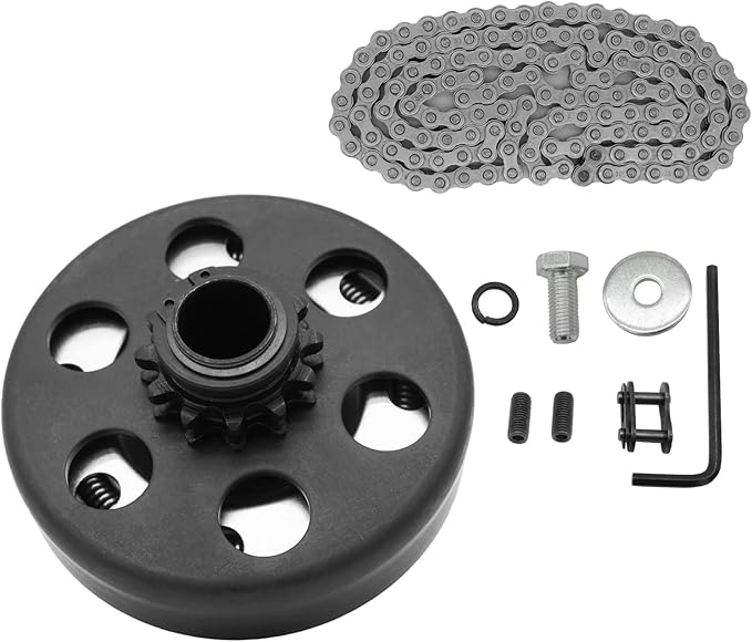 Go Kart Clutch 3/4" Bore 12 Tooth with #35 Chain, Centrifugal Clutch for Predator 212, Honda GC GX Engines and Most 2-6.5HP Small Engines performance Parts for MiniBike, Go Kart, Lawnmower.