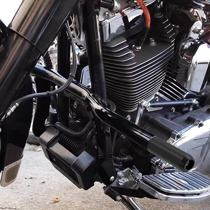 Motorcycle Crash Bar Engine Guard Highway Crash Bar Fit for Harley Touring Street Glide Road Glide Road King Electra Glide Ultra (B- Engine Guard for 14-23 Touring)