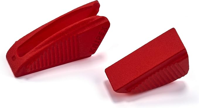 KNIPEX Pipe Gripping Pliers (8111250) and Jaw Protectors for Pliers Wrench (8609250V01)