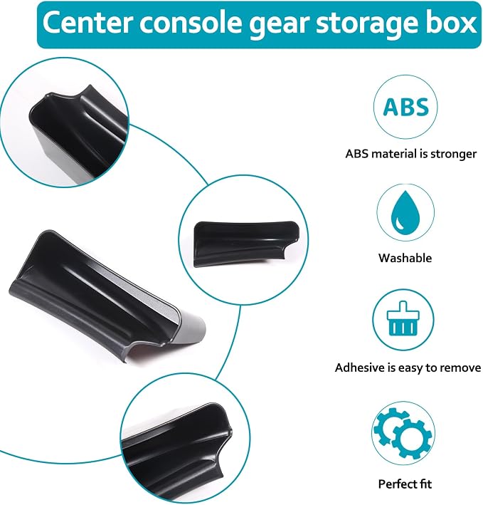 CHEAYAR Central Control Side Storage Box Compatible With Subaru BRZ 2022 2023 2024, Toyota 86 2022 2023 2024, Gear Shift Organizer Tray Interior Accessories (Left + Right Side)
