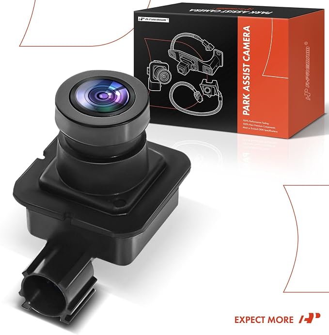 A-Premium Park Assist Camera Rear View Backup Reverse Camera Compatible with Select Chrysler Models - 2017-2023 Pacifica, 2020-2022 Voyager - Replace# 68227397AH