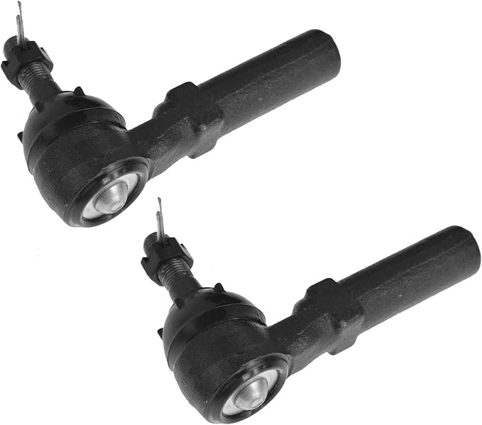 TRQ Front Outer Tie Rod Set 2 Piece Compatible with 2001-2010 Chrysler PT Cruiser 1995-2005 Dodge Neon 95-01 Plymouth Neon