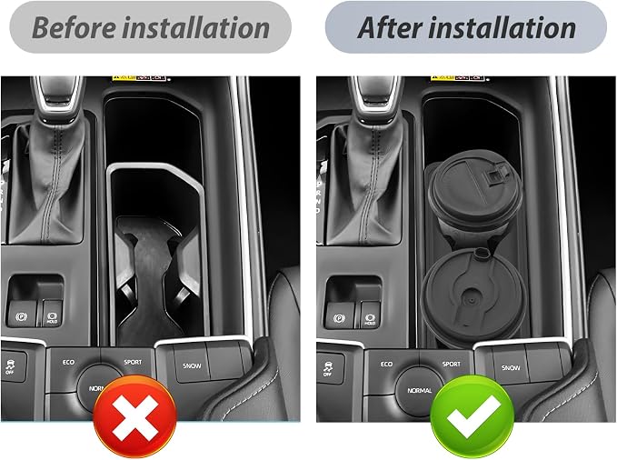 SKTU for 2024 2025 2026 Toyota Grand Highlander Accessories Cup Holder for 2024 2025 2026 Toyota Grand Highlander Central Control Cup Holder 2024 2025 2026 Grand Highlander Hybrid Accessories