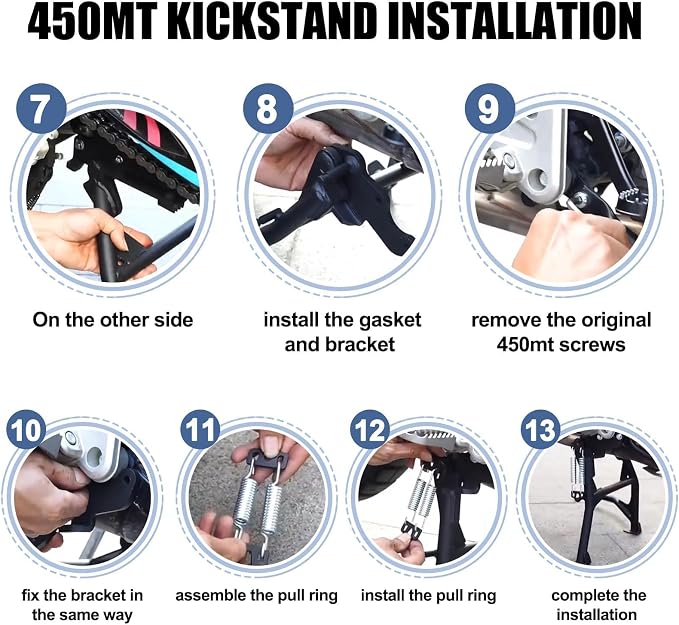 Center Stand for Ibex 450 - PSLER Kick Stand for MT450 Motorcycle Side Stand Compatible with 450 MT