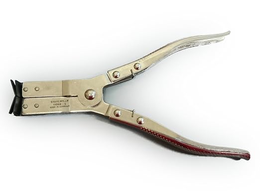 Stahlwille 74152005 Piston Ring Plier, For Mounting and Removing Piston Rings, Bright Nickel-plated, Strong, and Easy to Use, Size 5, For Piston Rings 60-160 mm