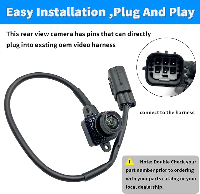 Rear View Back Up Camera Compatible with Dodge Durango 2011-2013 Jeep Grand Cherokee 2011-2013 Reverse Park Assist Backup Camera Replaces 56054059AC 56054059AD 56054059AE 56054059AF