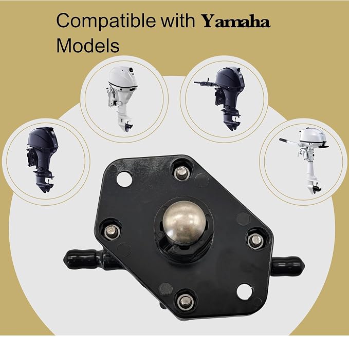 6C524410 Fuel Pump for Yamaha 4 Stroke F T 30 40 50 60 HP Outboard Engines 6C5-24410-00