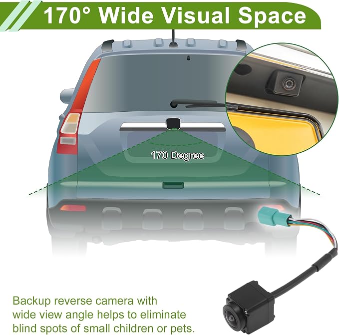 Car Park Assist Camera Rear View Backup Reverse Camera for Toyota Land Cruiser 2017-2021 No.867B060022/867B050070/867B078041
