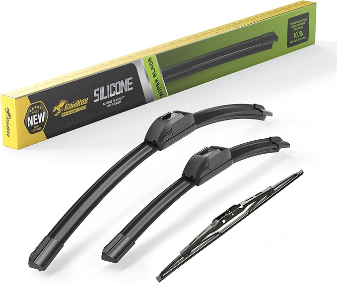 Raidbee® Silicone Windshield Wiper blades 3 pack Replacement for HONDA CR-V CRV 2012-2016 All-Season Silicone Windshield Wipers 26" 16" 13"