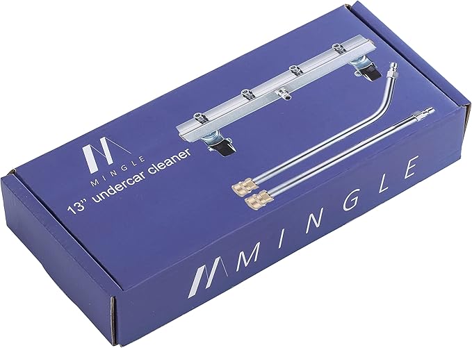 M MINGLE Pressure Washer Undercarriage Cleaner, Under Car Wash, with 45 Degree Angled Wand